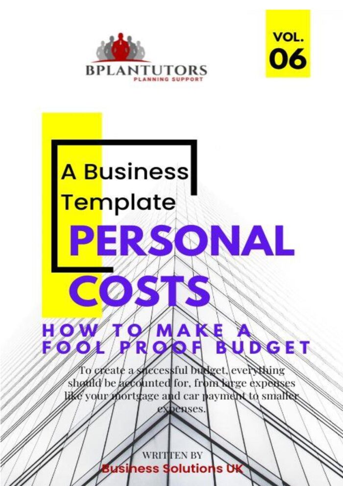 Personal & Business Cost Checklist