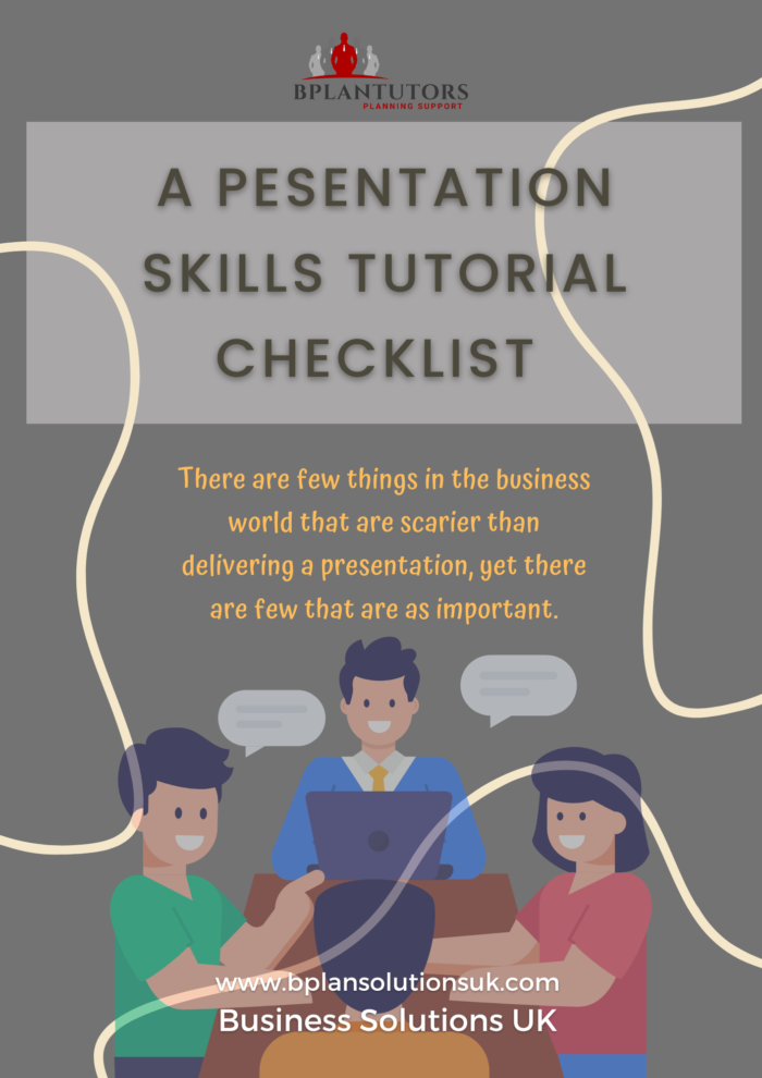 presentation skills checklist