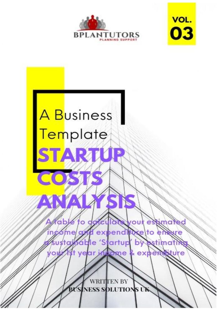 The estimated startup costs